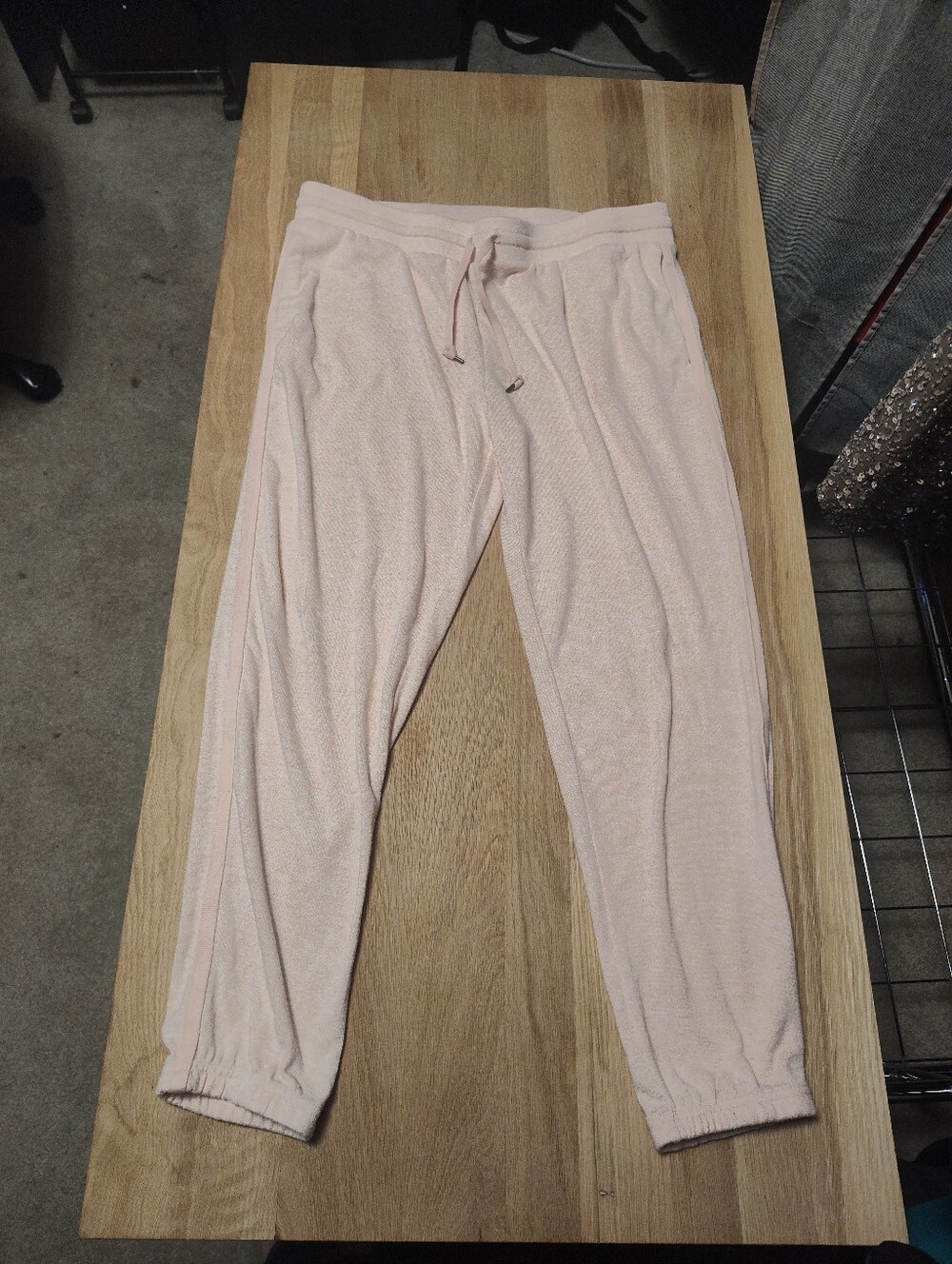 Carve Designs Light Pink Drawstring Jogger Pants